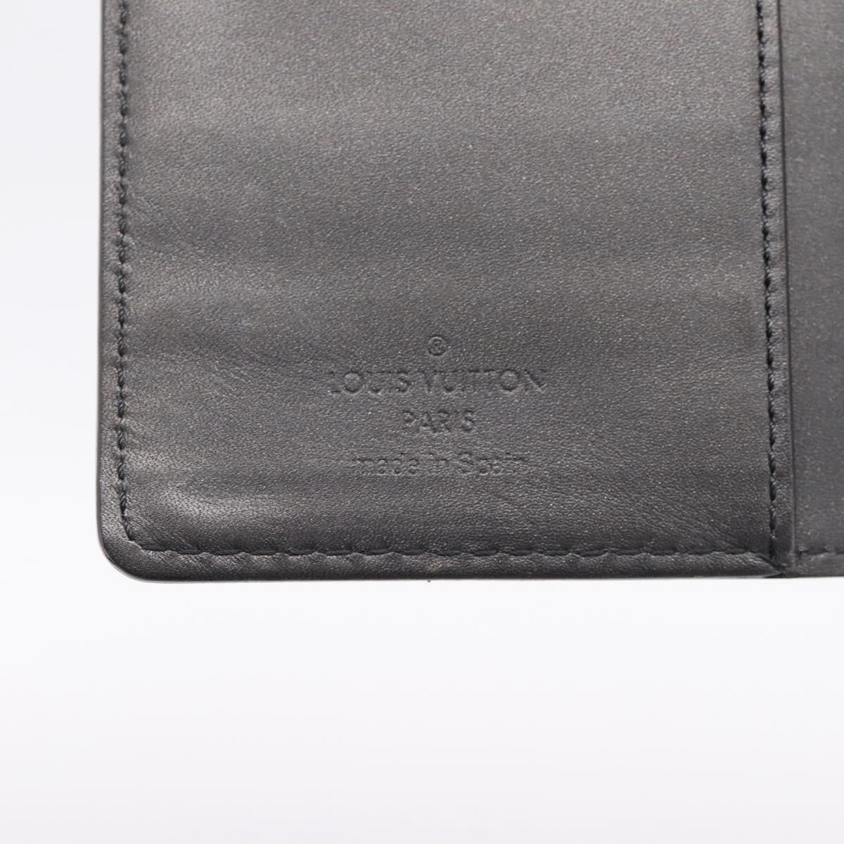 Louis Vuitton Agenda Cover Monogram Empreinte Leather, Gray, Canvas, Wallet