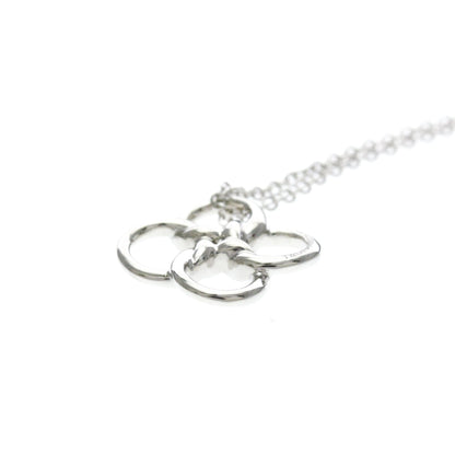 Tiffany & Co. Elsa Peretti Quadrifoglio Pendant Platinum, Silver, Platinum, Necklace