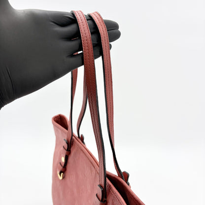 Louis Vuitton Citadine Monogram Empreinte Leather, Red, Leather, Handbag