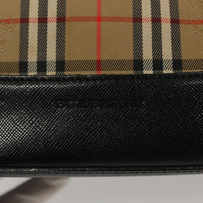 Burberry Nova Check Pattern, Beige, Canvas, Handbag