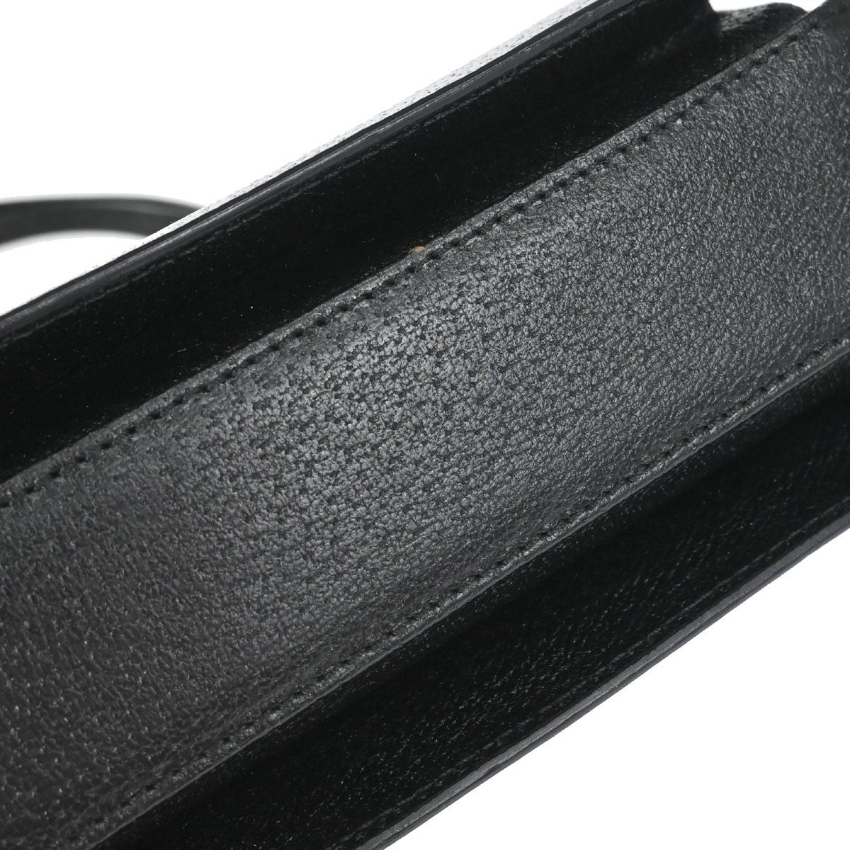 Gucci Vintage Leather, Black, Leather, Shoulder Bag