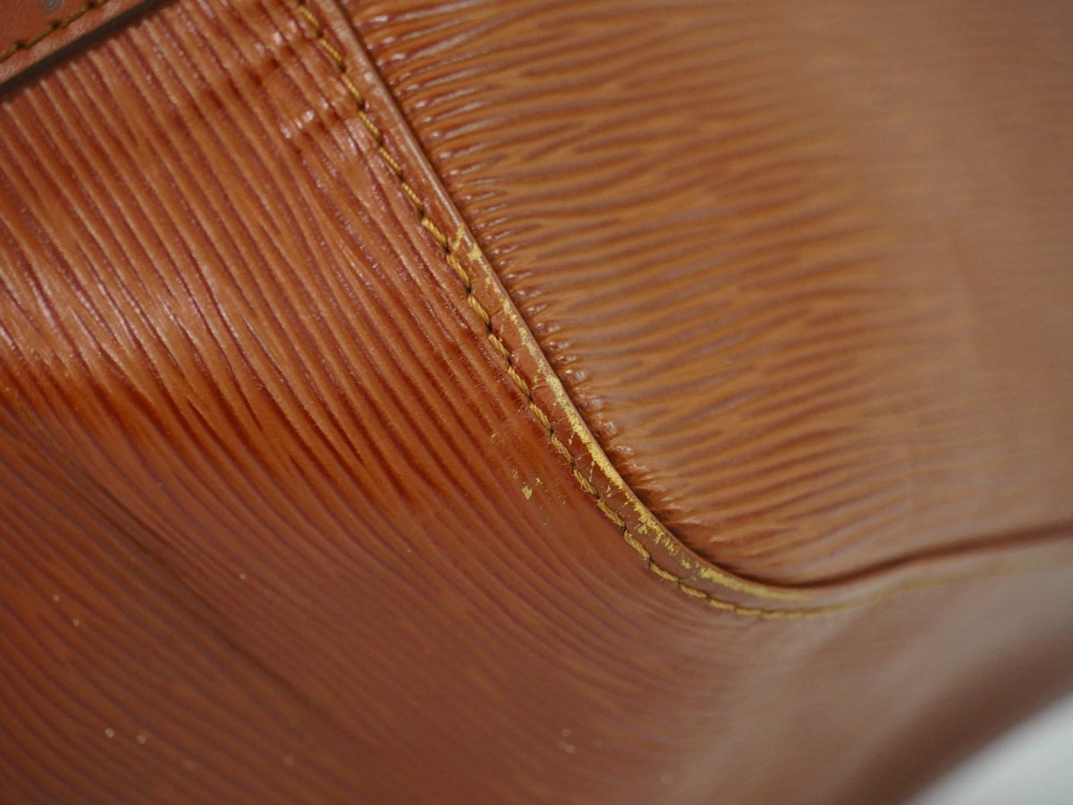 Louis Vuitton Petit Noe Epi Leather, Brown, Leather, Shoulder Bag