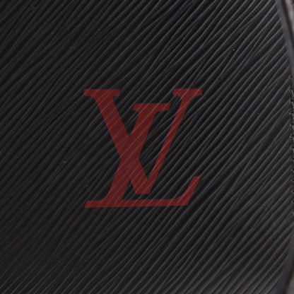 Louis Vuitton Sac Plat NM Epi Leather, Black, Leather, Handbag