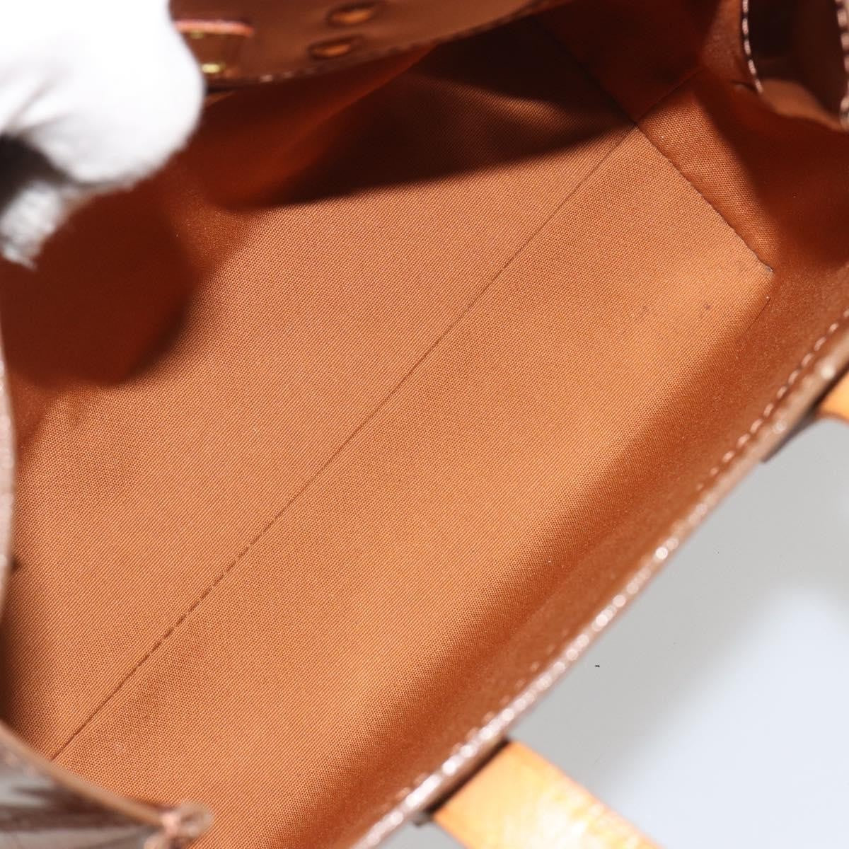 Louis Vuitton Reade Monogram Vernis, Brown, Patent Leather, Handbag