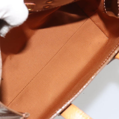 Louis Vuitton Reade Monogram Vernis, Brown, Patent Leather, Handbag