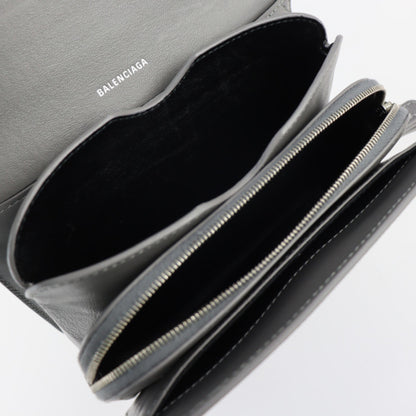 Balenciaga, Grey, Leather, shoulder