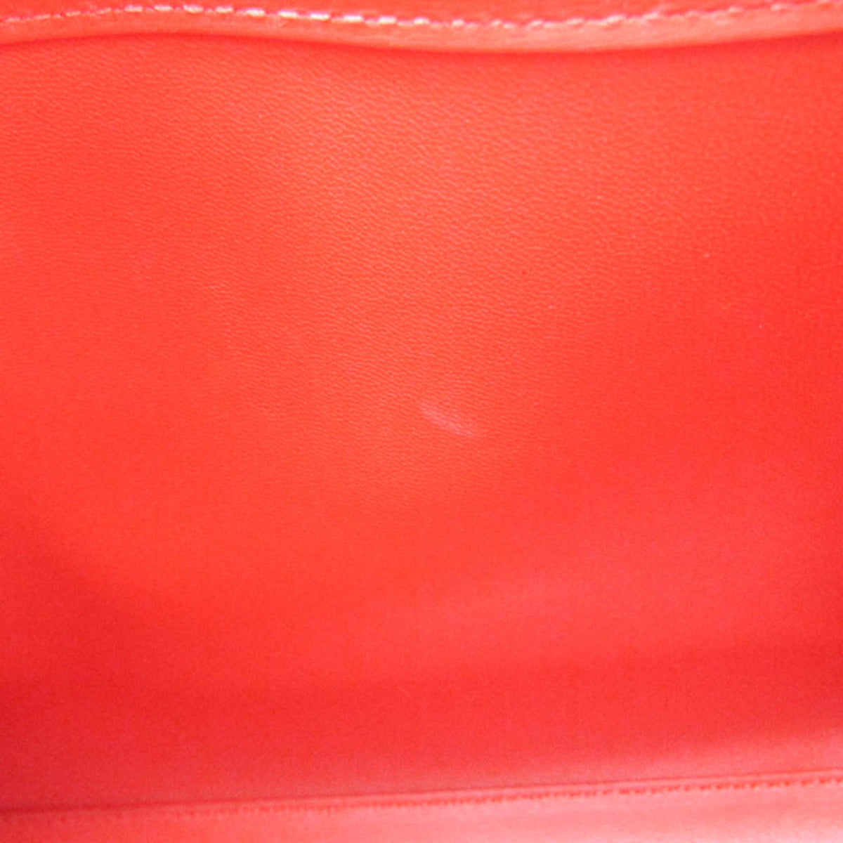 Bottega Veneta Clip Flap Leather, Red, Leather, Handbag