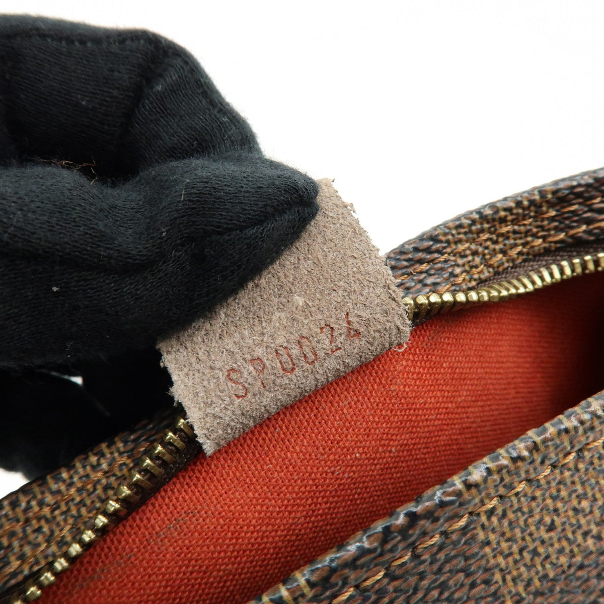 Louis Vuitton Trousse Make Up Damier, Brown, Canvas, Clutch