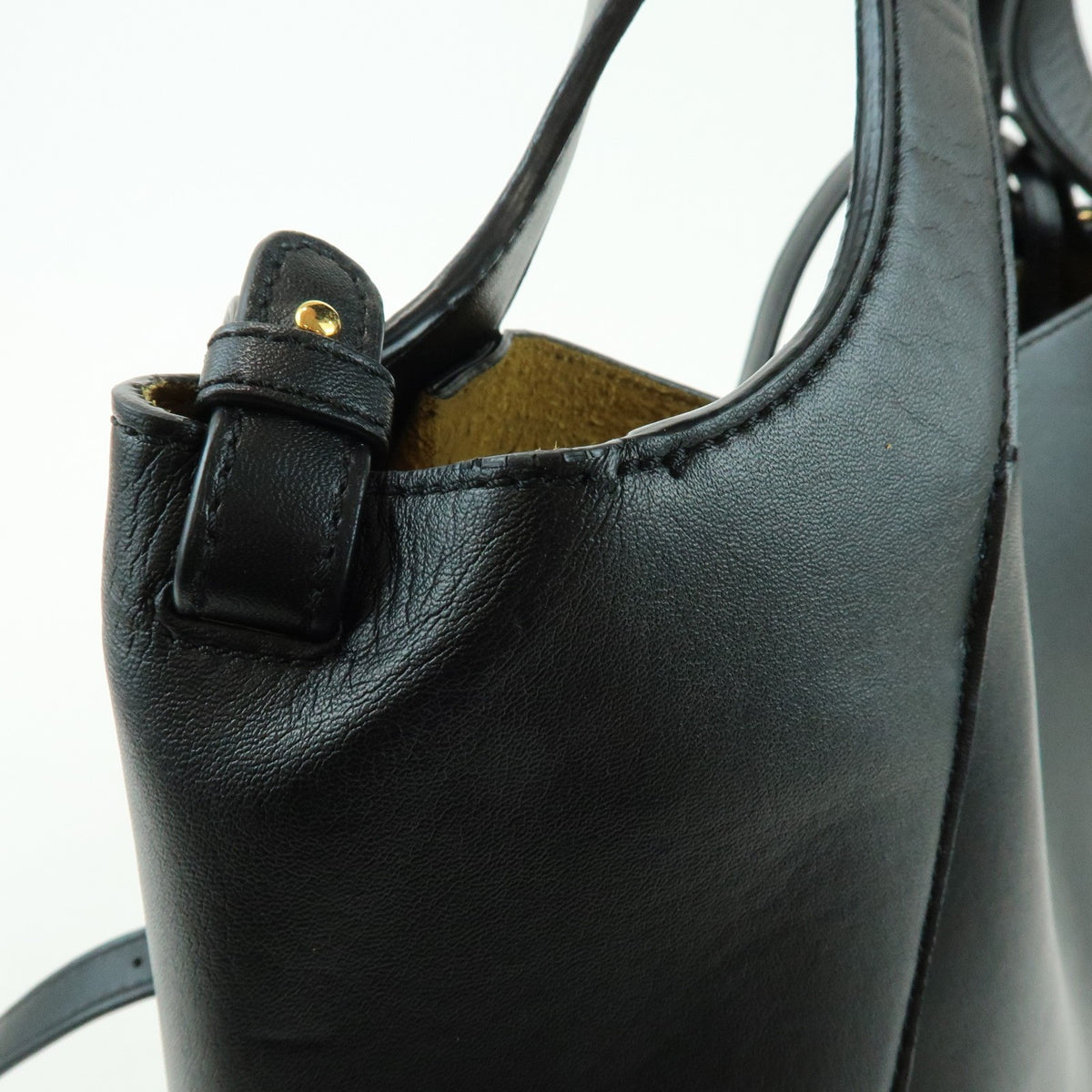 Stella McCartney Alter Faux Leather, Black, Synthetic, Tote Bag