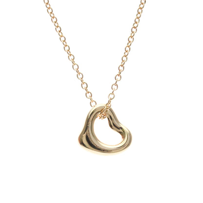 Tiffany & Co. Elsa Peretti Open Heart Pendant 18K Rose Gold, Gold, Pink Gold, Necklace
