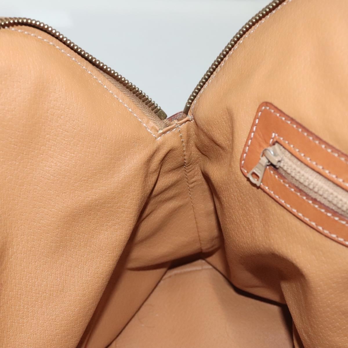 Celine Macadam Macadam with leather, Brown, Canvas, Handbag