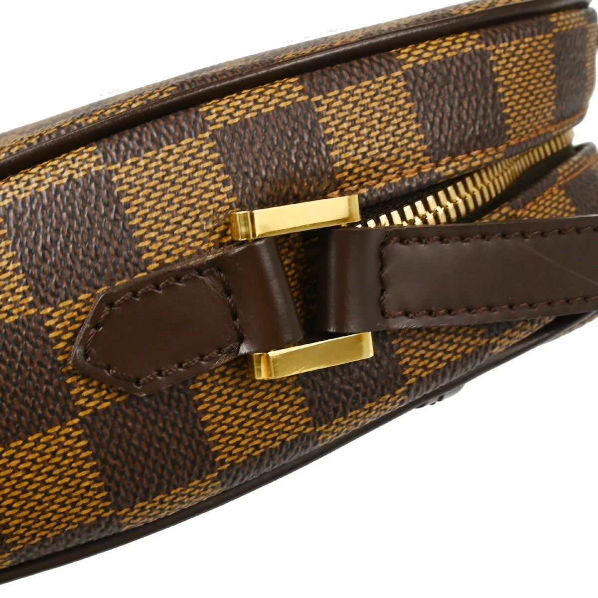Louis Vuitton Ipanema Damier, Brown, Canvas, Shoulder Bag