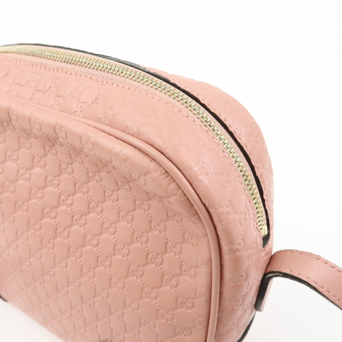 Gucci Bree Disco Microguccissima Leather, Pink, Leather, Crossbody Bag