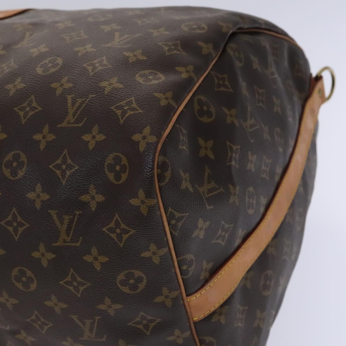 Louis Vuitton Keepall Bag Monogram Canvas, BROWN, CANVAS, Travel bag