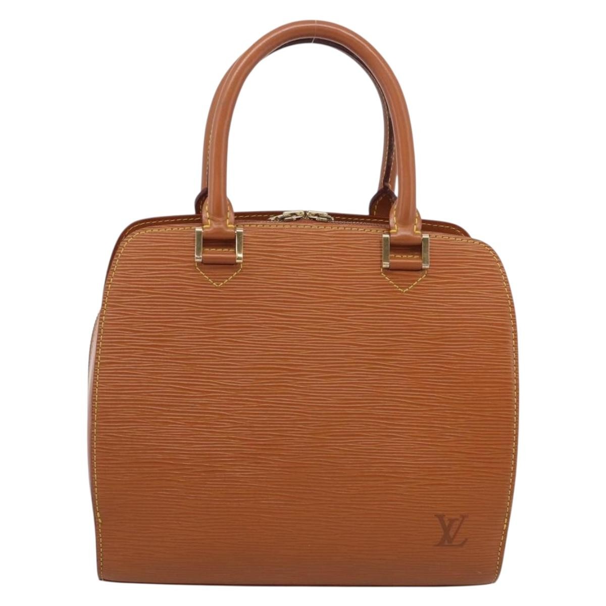 Louis Vuitton Pont Neuf Epi Leather, Gold, Leather, Handbag