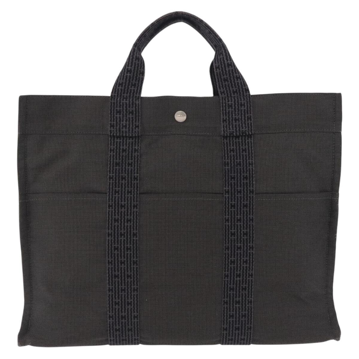 Hermes Fourre-tout Herline Fourre-tout Herline, Gray, Canvas, Tote Bag