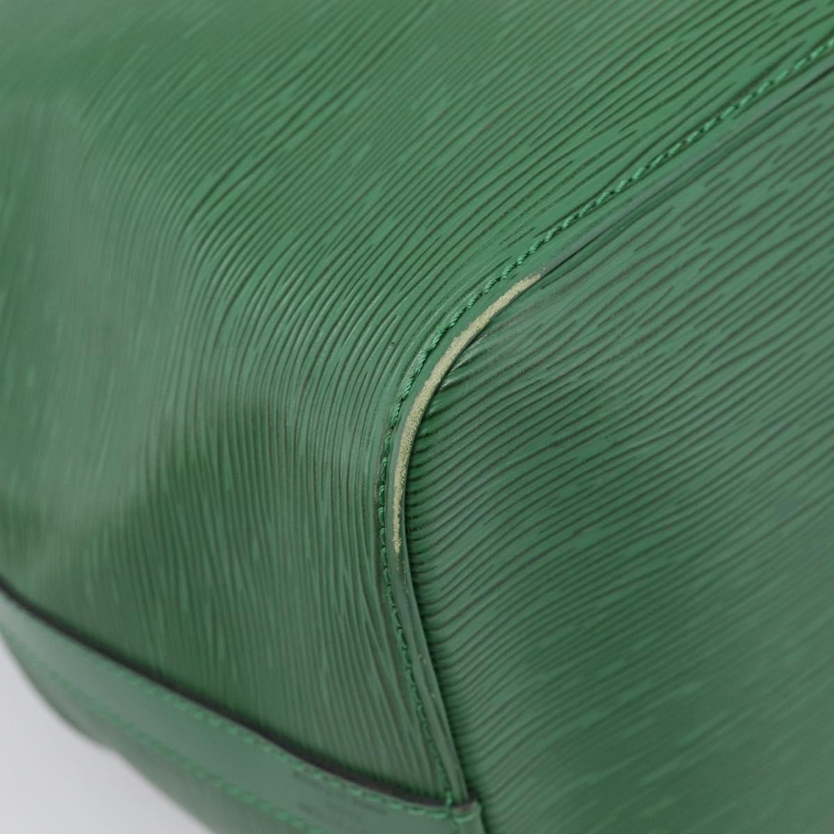 Louis Vuitton Petit Noe Epi Leather, Green, Leather, Handbag