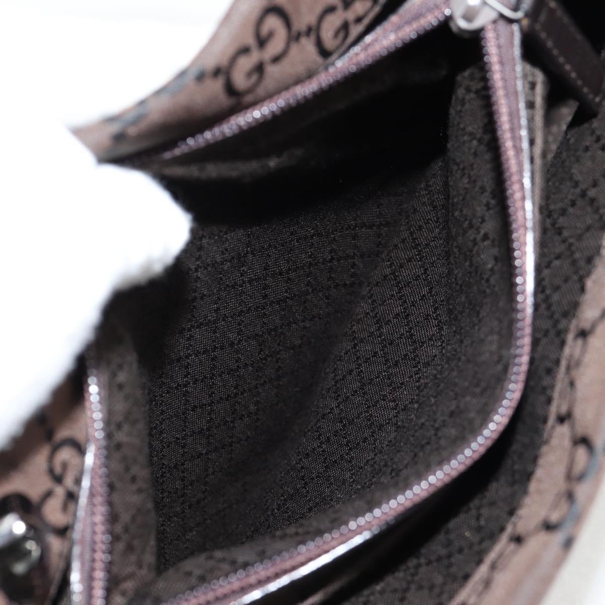 Gucci Bamboo tote bag Canvas, BROWN, CANVAS, Handbag