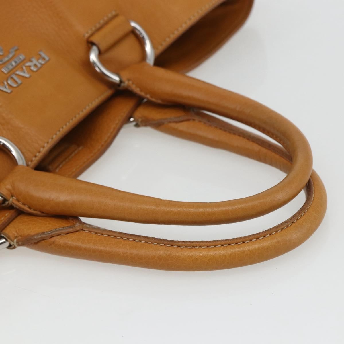 Prada Convertible Shopper Vitello Daino, Brown, Leather, Tote Bag