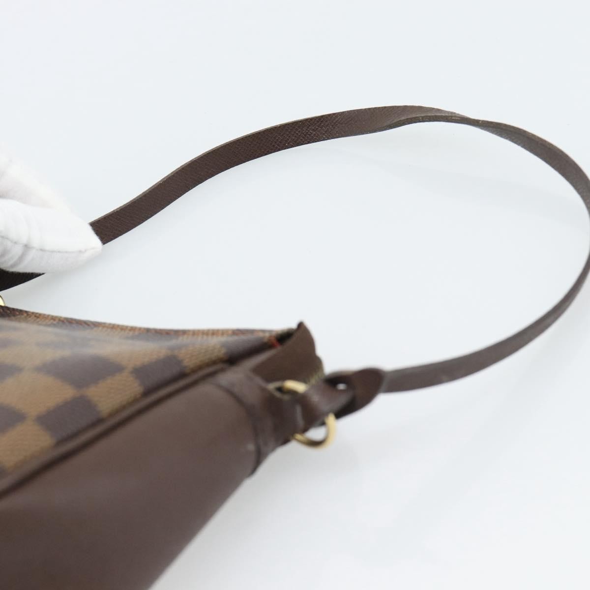 Louis Vuitton Trousse Make Up Damier, Brown, Canvas, Clutch