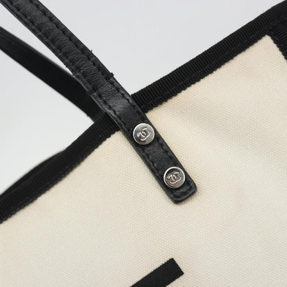 Chanel Let's Demonstrate Canvas, Beige, Canvas, Tote Bag