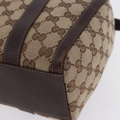 Gucci Abbey Boston Canvas, Beige, Canvas, Shoulder Bag