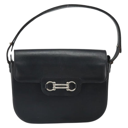 Christian Dior Shoulder Leather, Black, Leather, Shoulder Bag