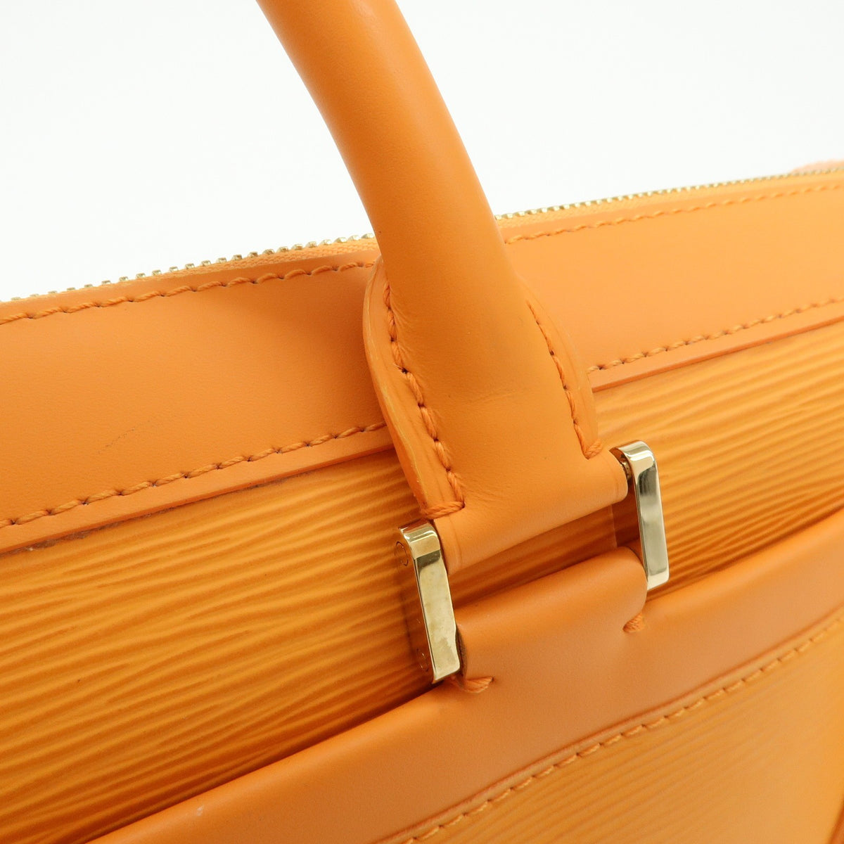 Louis Vuitton Dhanura Epi Leather, Orange, Leather, Handbag