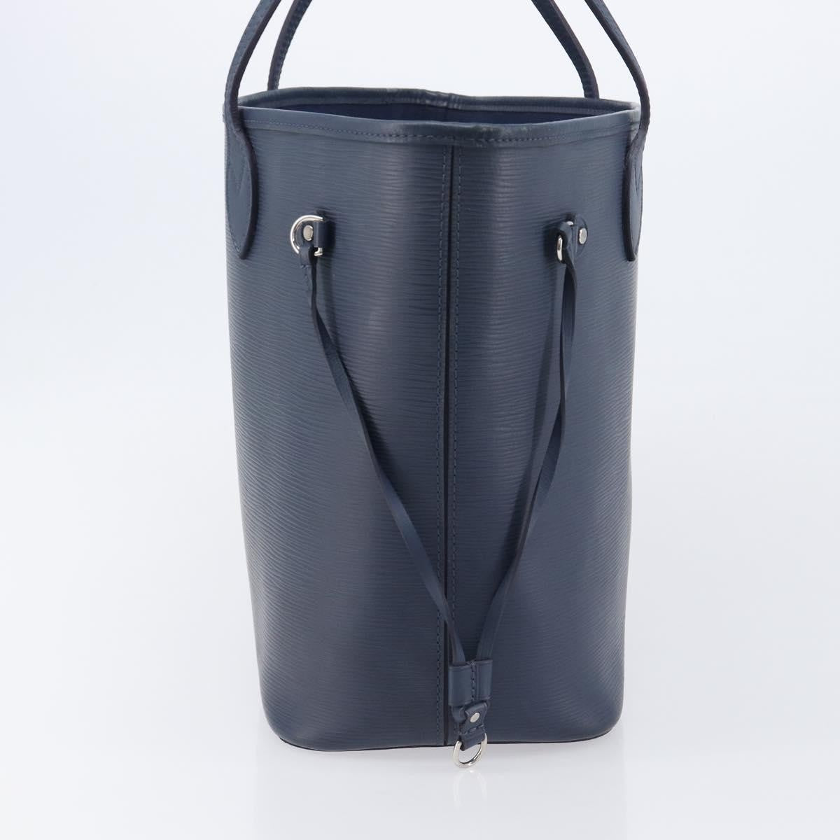 Louis Vuitton Neverfull Epi Leather, Blue, Leather, Tote Bag