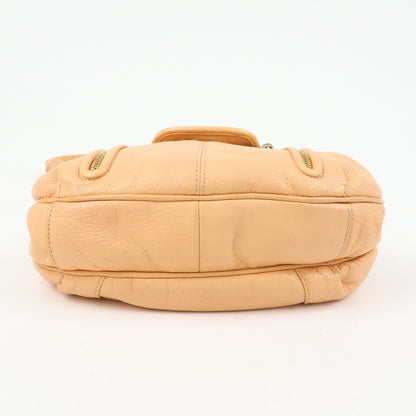 Chloe shoulder bag Leather, Orange, Leather, Shoulder Bag
