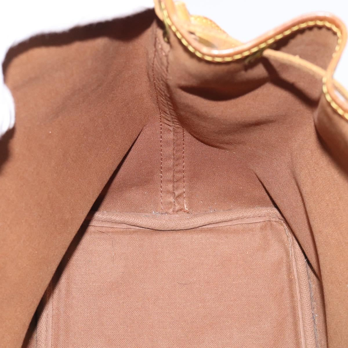 Louis Vuitton Petit Noe Monogram Canvas, Brown, Canvas, Handbag