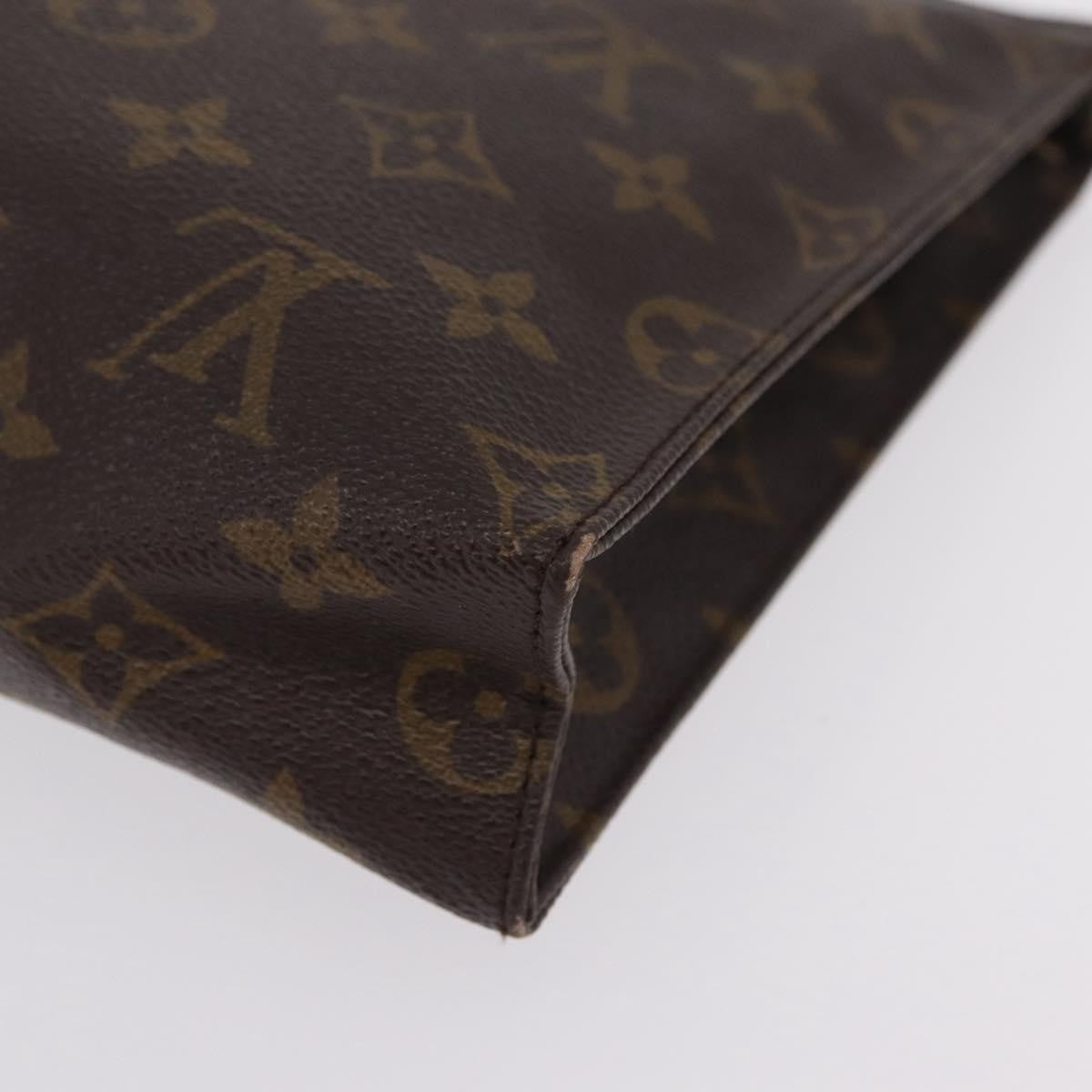 Louis Vuitton Toiletry Pouch Monogram Canvas, Brown, Canvas, Clutch