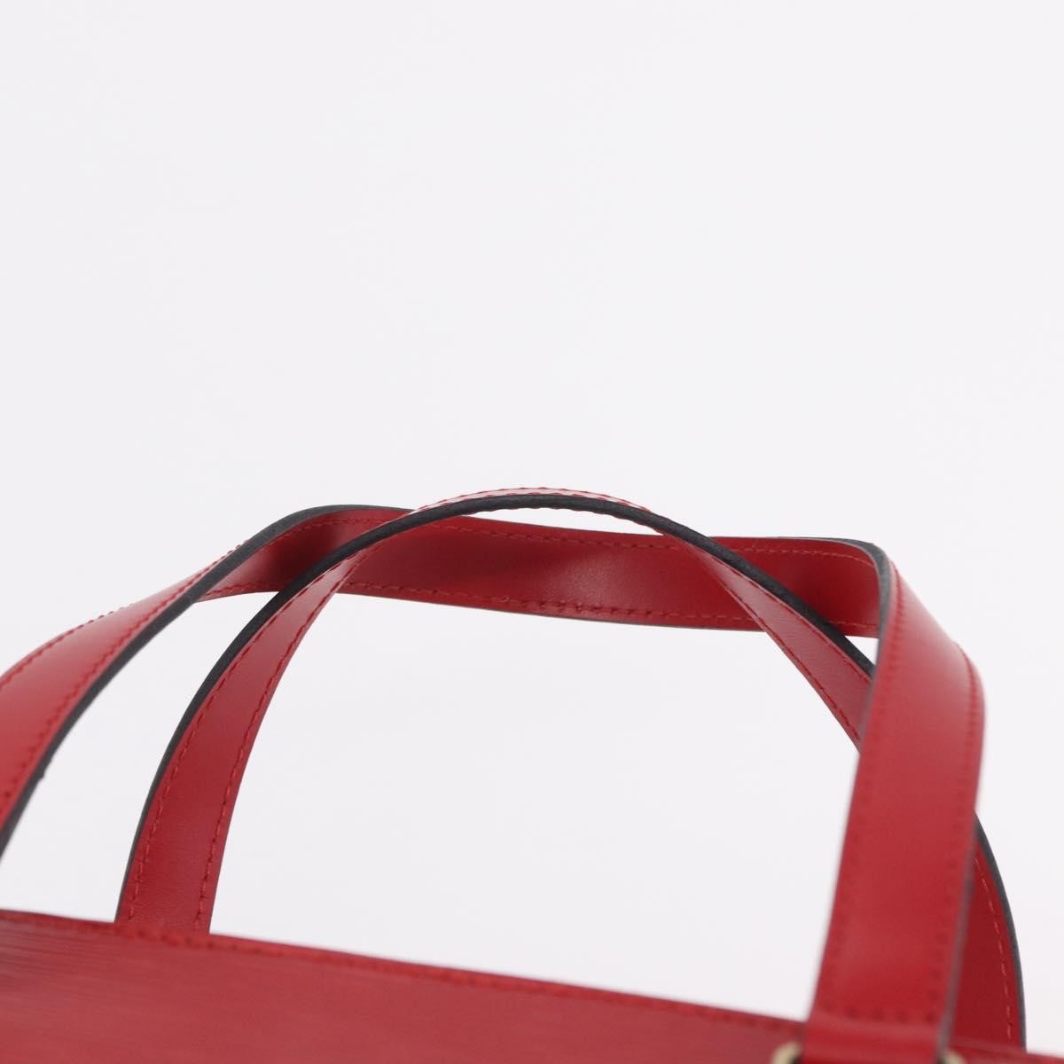 Louis Vuitton Soufflot Epi Leather, Red, Leather, Tote Bag
