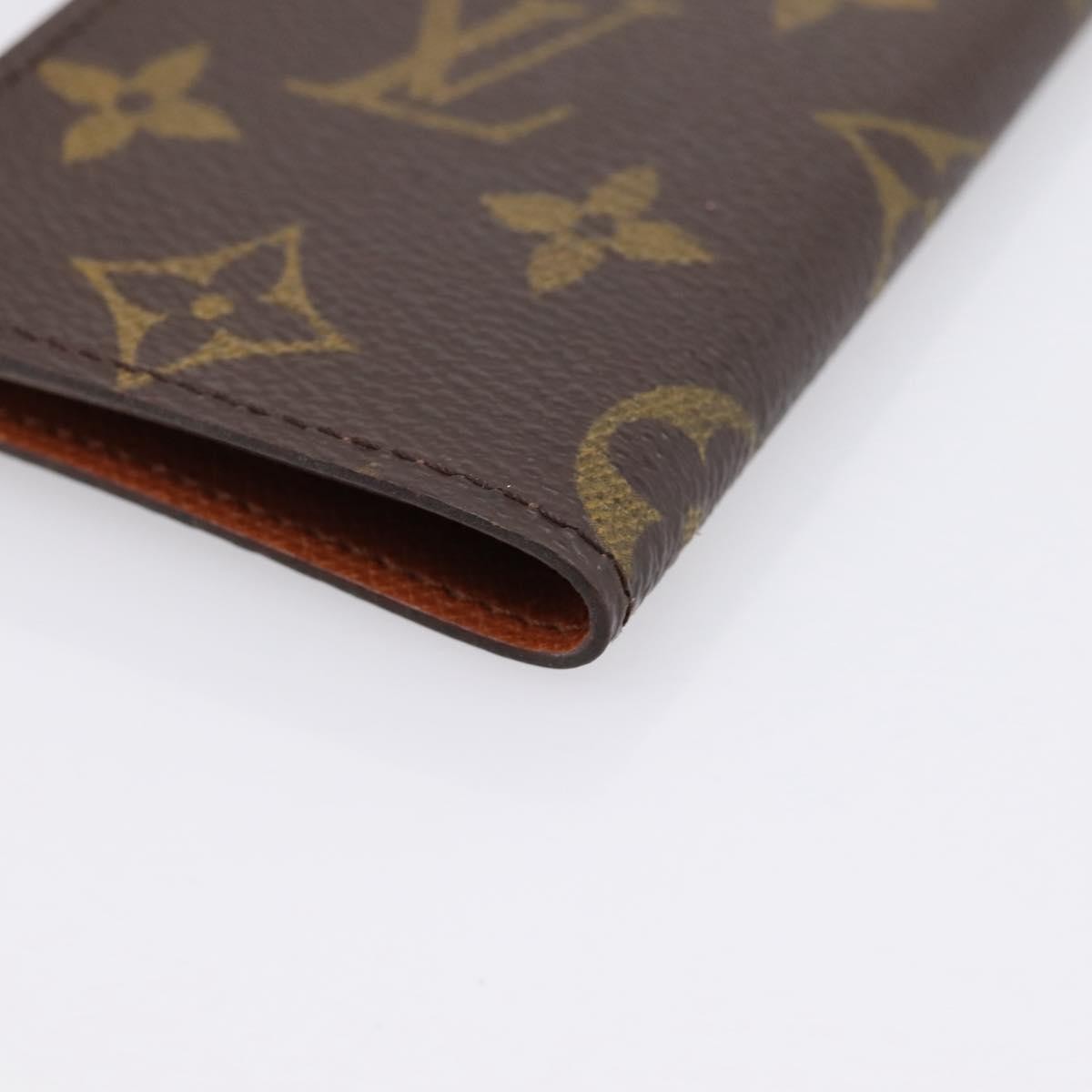Louis Vuitton Porte Cartes Pression Card Case Monogram Canvas, Brown, Canvas, Card Holder