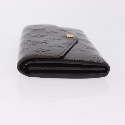 Louis Vuitton Sarah Wallet NM Monogram Vernis, Burgundy, Patent Leather, Wallet
