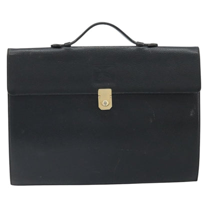 Burberry Vintage Leather, Black, Leather, Briefcase