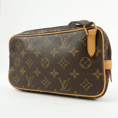 Louis Vuitton Pochette Marly Bandouliere Monogram Canvas, Brown, Canvas, Handbag