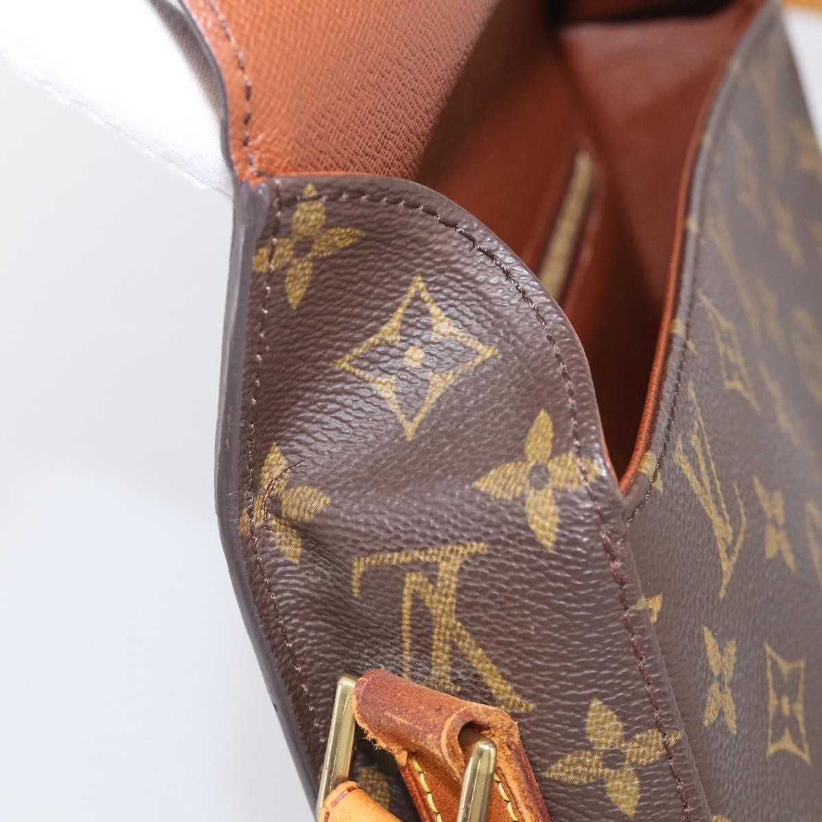 Louis Vuitton Saint Cloud Monogram Canvas, Brown, Canvas, Handbag