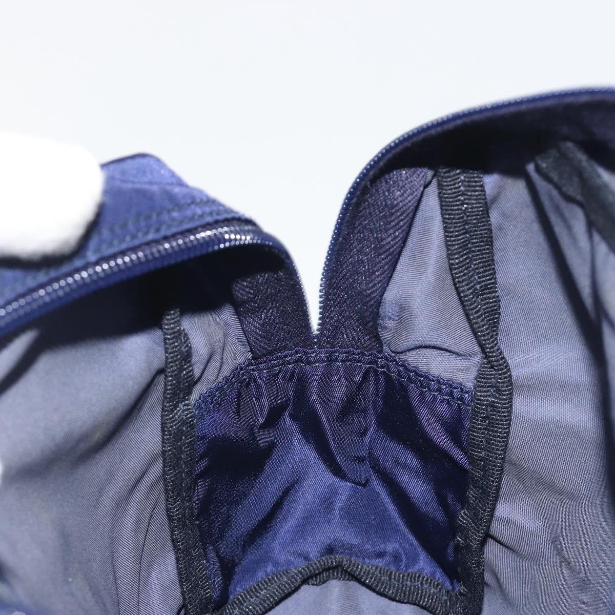 Prada Pouch Nylon, Navy, Nylon, Clutch