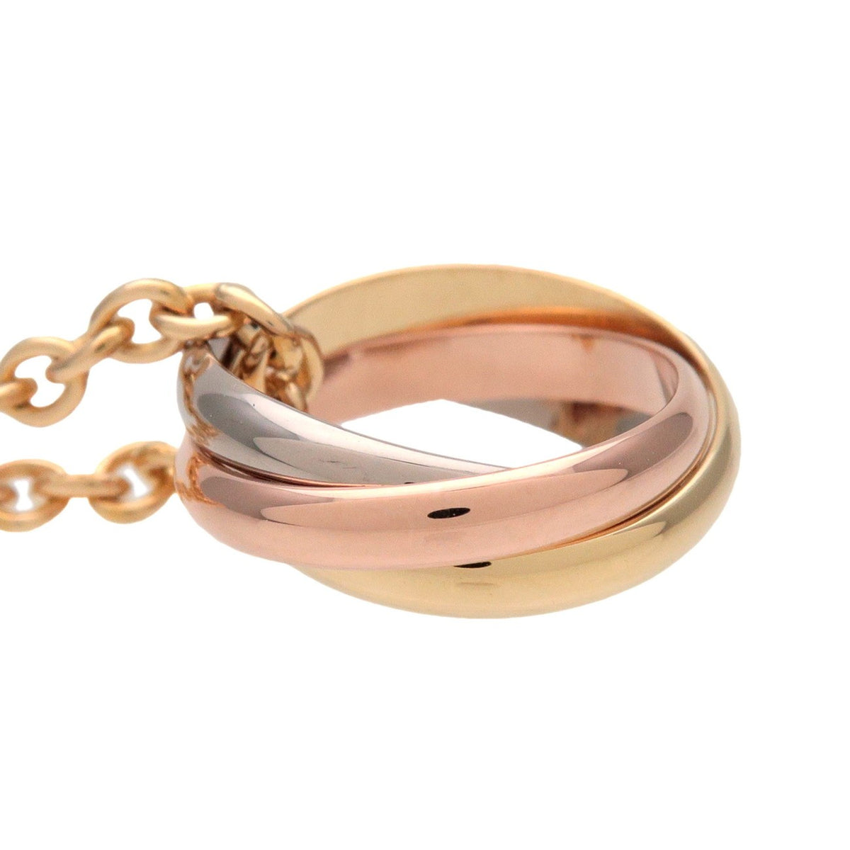 Cartier Trinity Choker 18K Tricolor Gold, Gold, Gold, Necklace