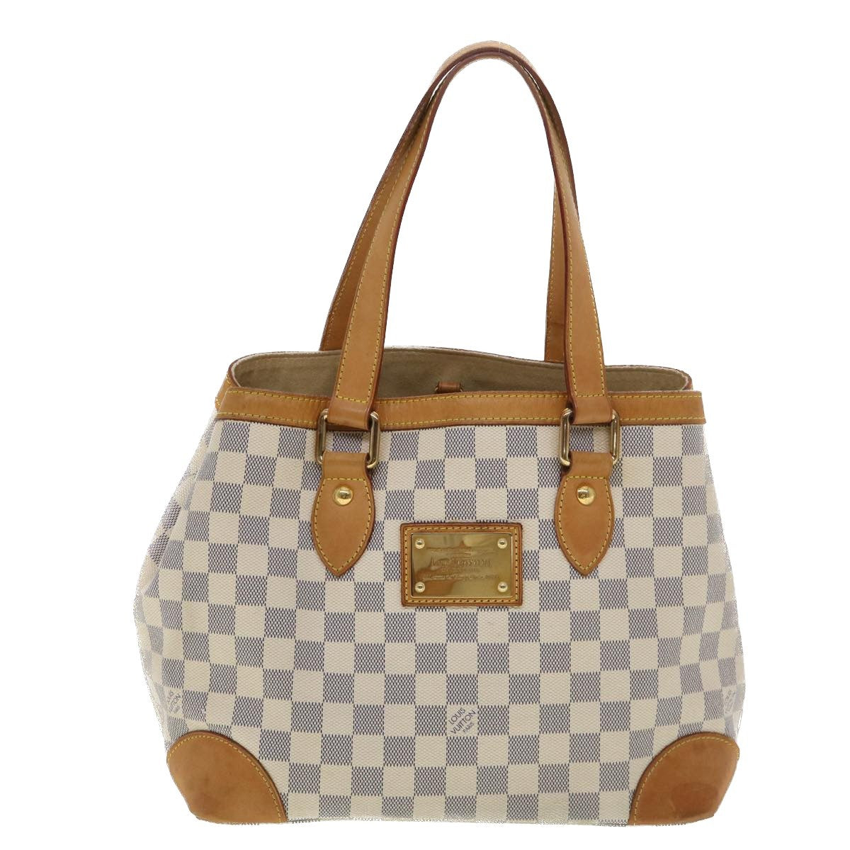 Louis Vuitton Hampstead Damier, White, Canvas, Tote Bag