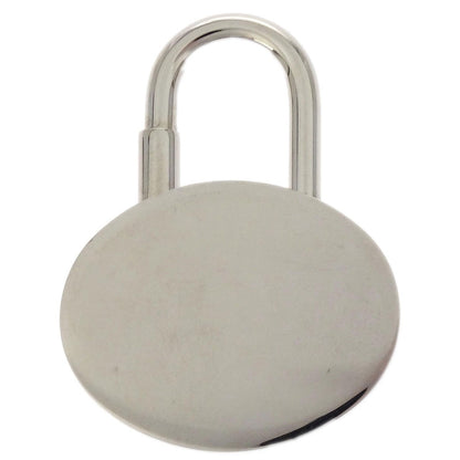 Hermes Annee Mediterranee Cadena Lock Charm Metal, Silver, Silver Plated, Charm