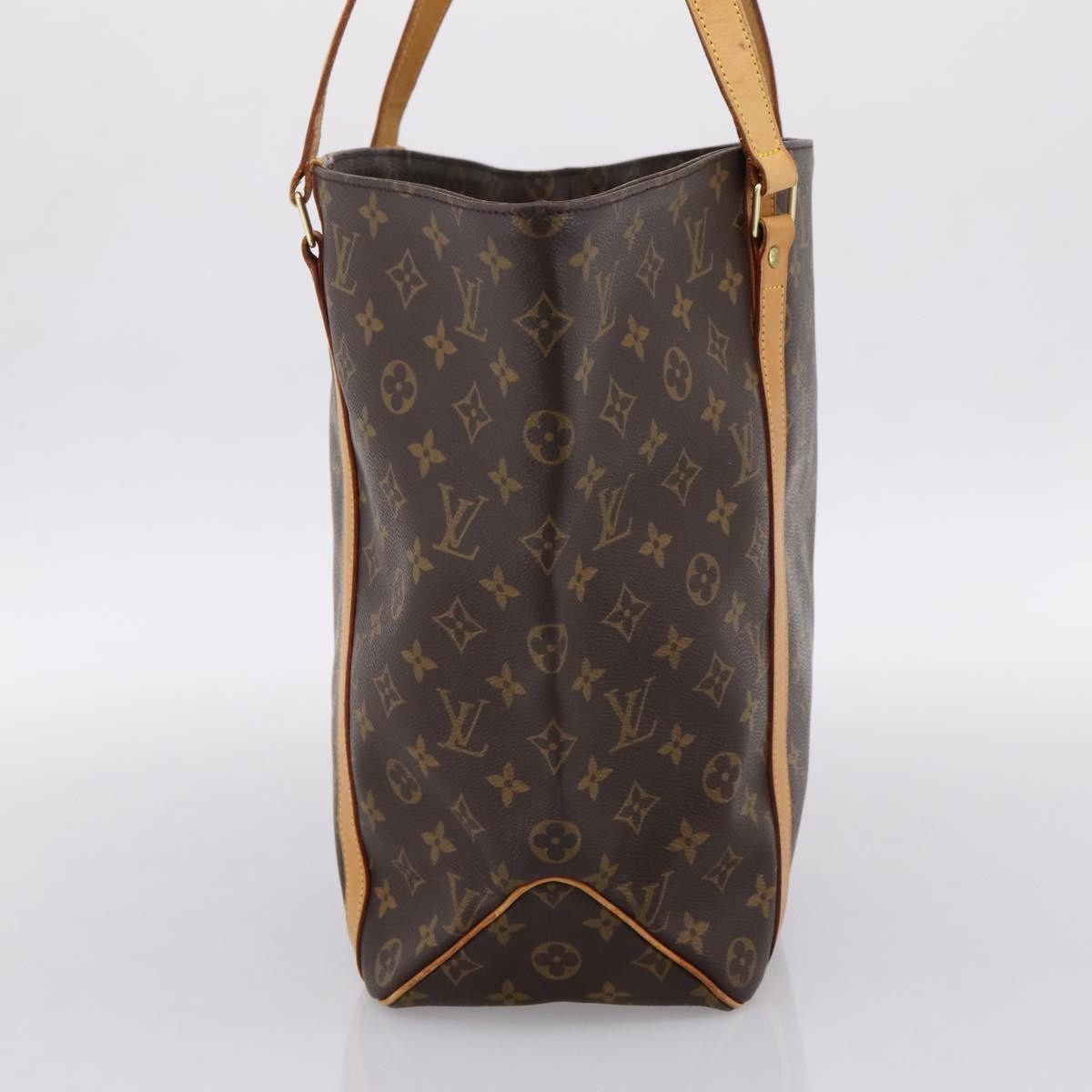 Louis Vuitton Shopping Sac Monogram Canvas, Brown, Canvas, Handbag