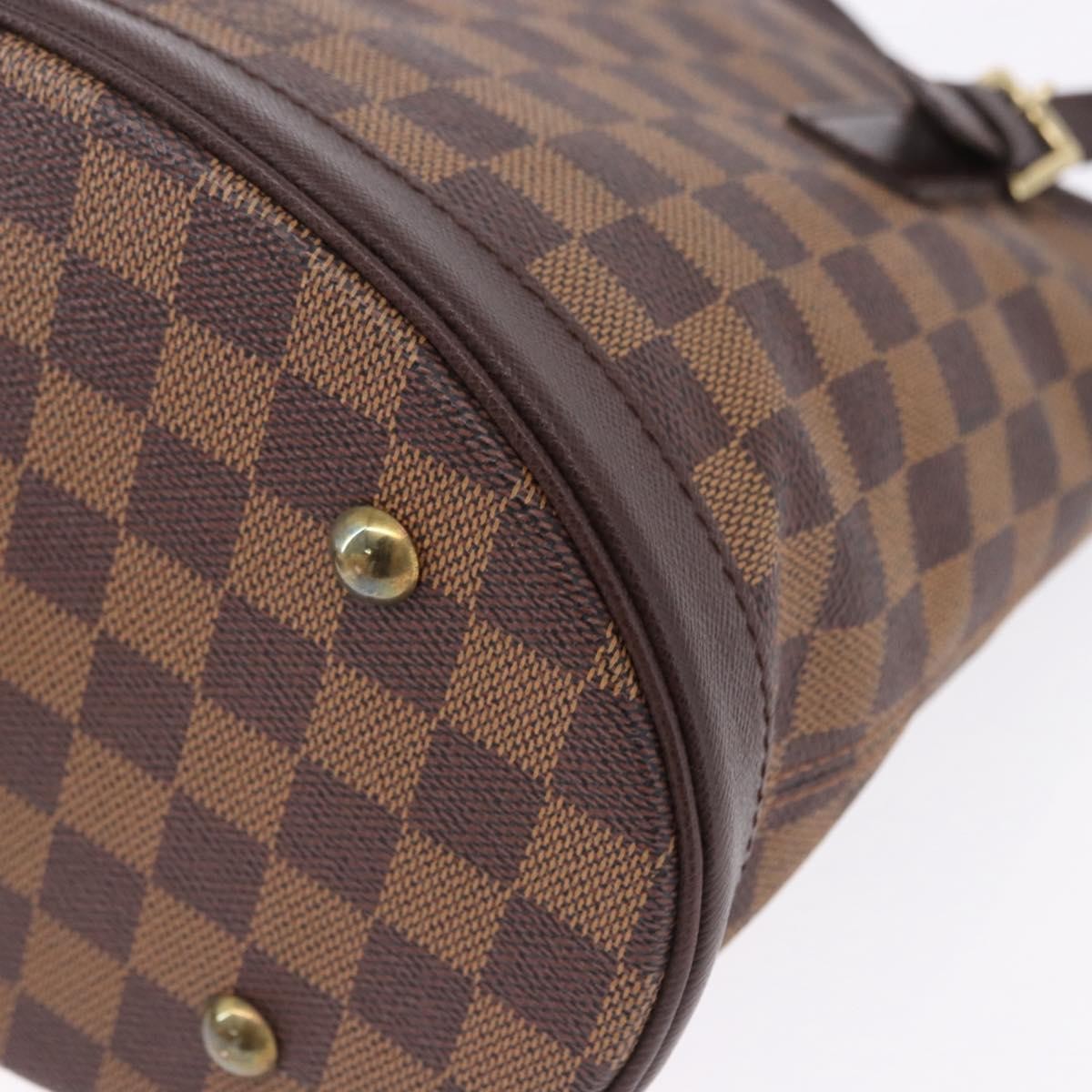 Louis Vuitton Marais Bucket Damier Ebene, Brown, Canvas, Shoulder Bag