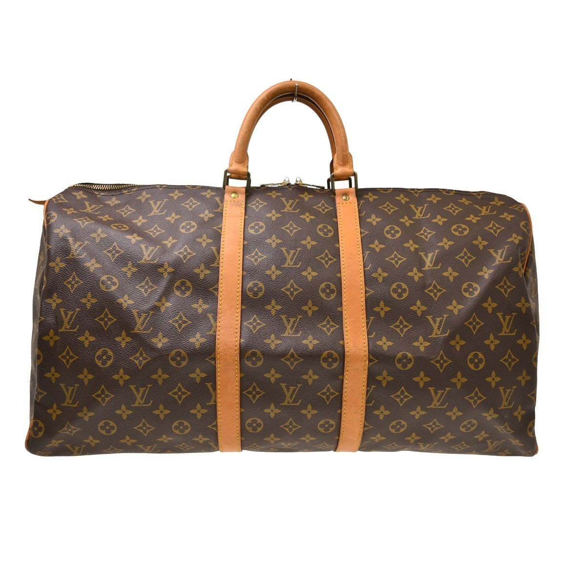 Louis Vuitton Keepall Canvas, Brown, Canvas, Travel Bag