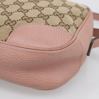 Gucci Bree Disco GG Canvas with Leather, Beige, Canvas, Crossbody Bag