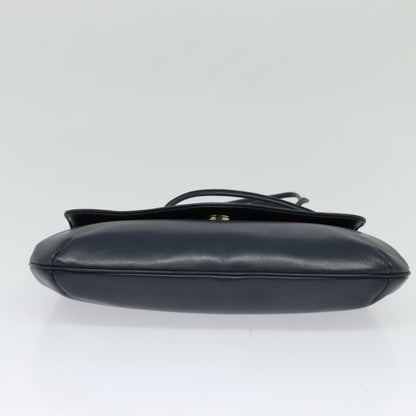 Givenchy Vintage 4G Leather, Navy, Leather, Shoulder Bag