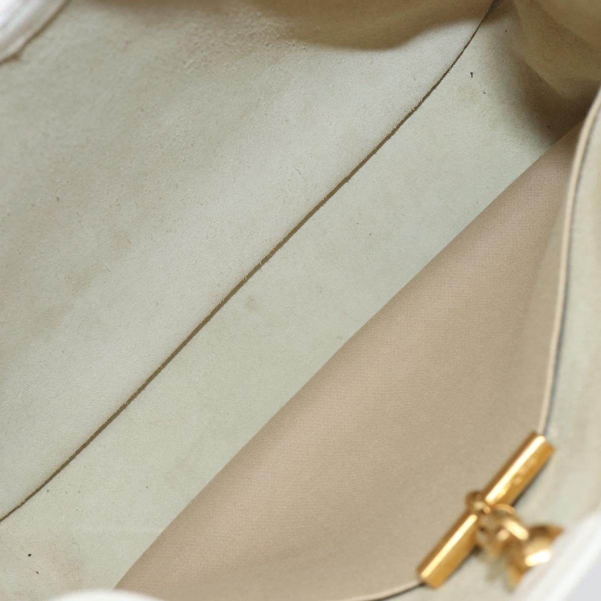 Hermes Vespa Courchevel, White, Leather, Shoulder Bag