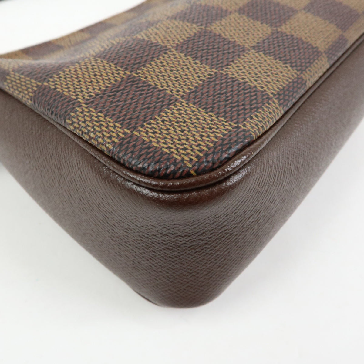 Louis Vuitton Trousse Make Up Damier, Brown, Canvas, Clutch