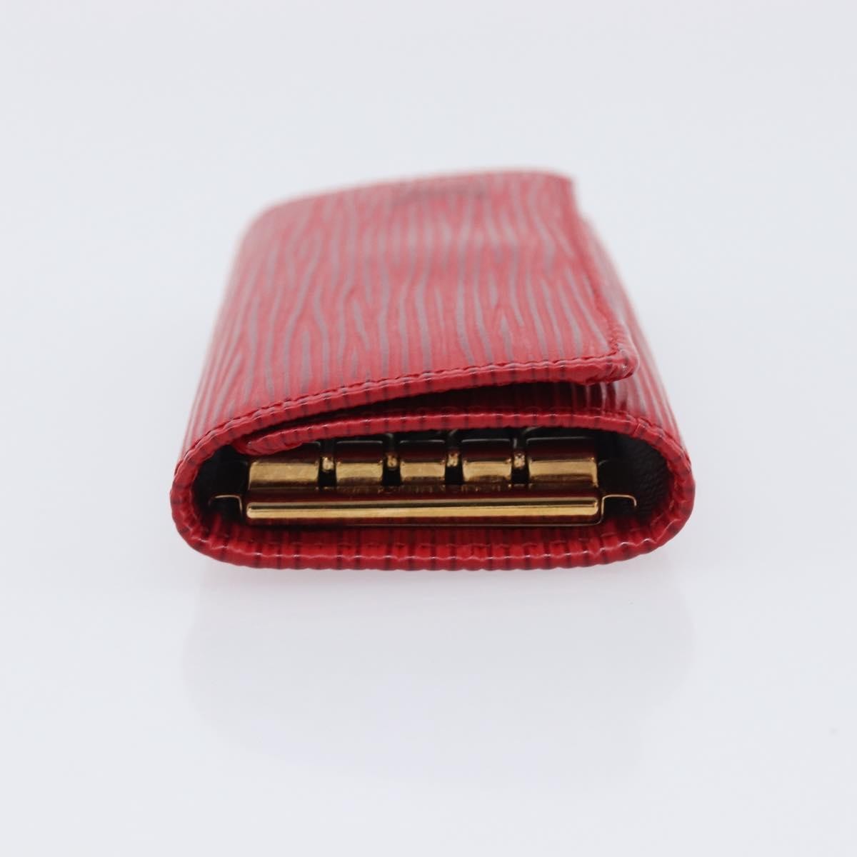 Louis Vuitton Multiclés 4 Cuir verni, Red, Leather, Wallet